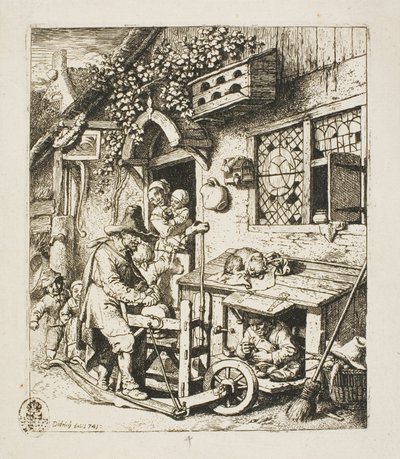 Bruska na nůžky od Christian Wilhelm Ernst Dietrich
