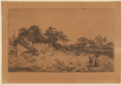 Weg hinter dem Dorf od Christian Wilhelm Ernst Dietrich