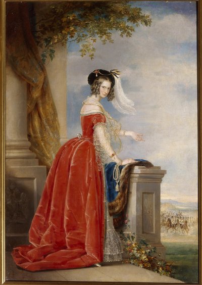 Portrét císařovny Alexandry Fjodorovny, po roce 1840 od Christina Robertson