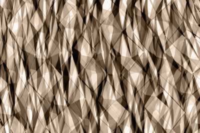 Abstraktní geometrie v odstínech sépie od Christina Sillen