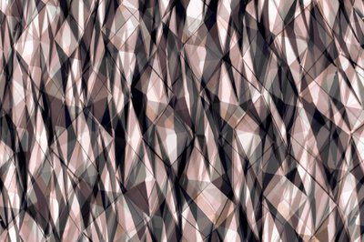 Fasetované geometrické vrstvy od Christina Sillen