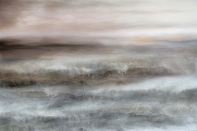 Abstrakt „Oceánské vlny“ od Christina Sillen