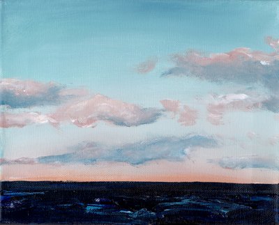Pastelový oceánský horizont od Christine Lindstrom