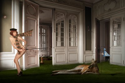 Elegantní surrealistický golf od Christine von Diepenbroek