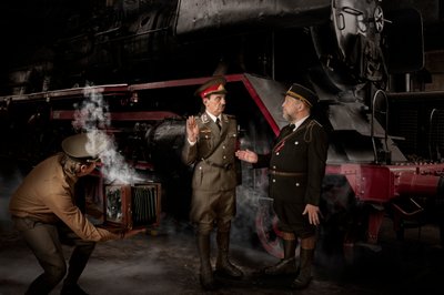 Setkání s historickým vlakem od Christine von Diepenbroek