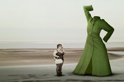 Surreal Green Coat Beach od Christine von Diepenbroek