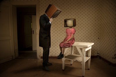 Retro televizní přijímače od Christine von Diepenbroek