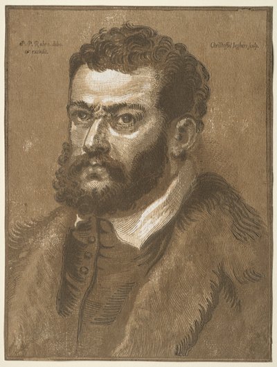 Busta vousatého muže doge Giovanni Cornaro, 1632-1636. od Christoffel Jegher