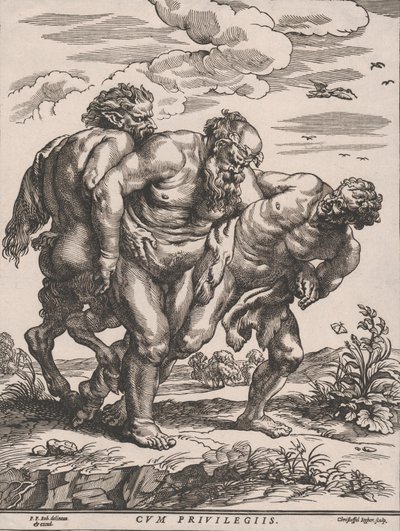 Pochod Silenus, ca. 1652. od Christoffel Jegher