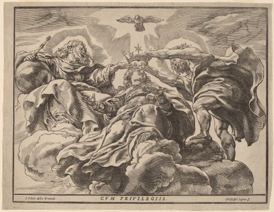 Korunovace Panny Marie od Christoffel Jegher after Sir Peter Paul Rubens