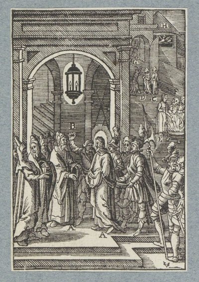 Kristus pro Annáše od Christoffel van Sichem (II)