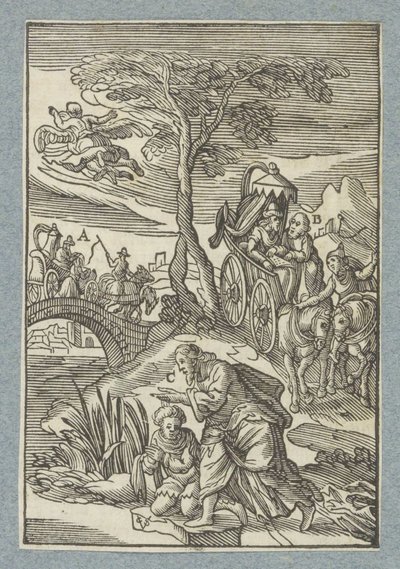 Křest Eunucha od Christoffel van Sichem (II)