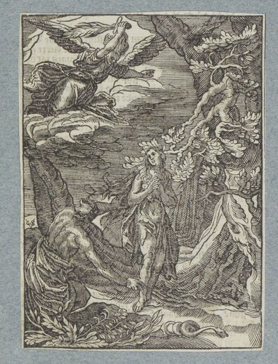 Vyhnání z ráje od Christoffel van Sichem (II)