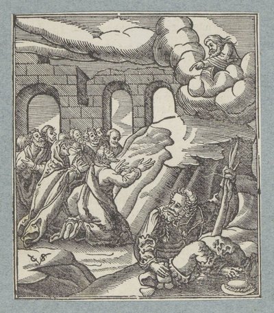 Volání Izraelitů o pomoc slyšel Bůh Otec od Christoffel van Sichem (II)
