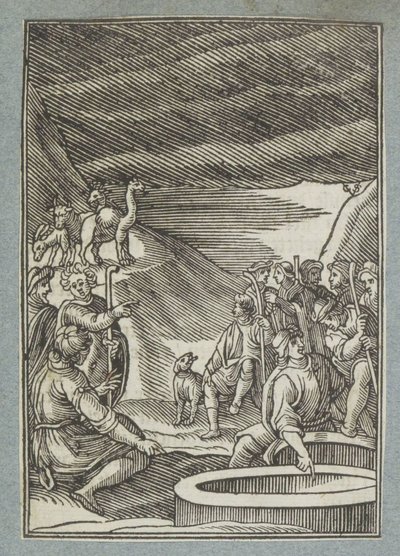 Josef je vhozen do studny od Christoffel van Sichem (II)