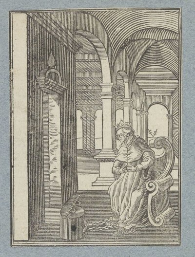 Manasse ve vězení od Christoffel van Sichem (II)