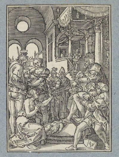 Šalamounův soud od Christoffel van Sichem (II)