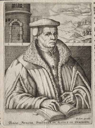 Portrét Thomase Munzera od Christoffel van Sichem