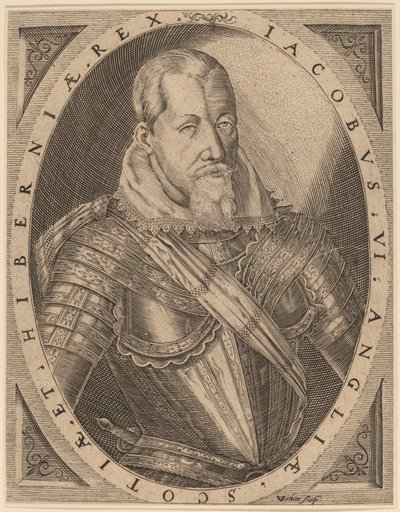 Jakub I., král Velké Británie od Christoffel van Sichem I