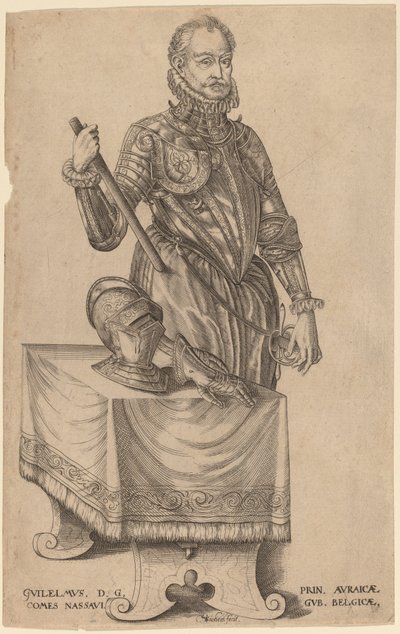 Vilém z Nassau, princ Oranžský od Christoffel van Sichem I