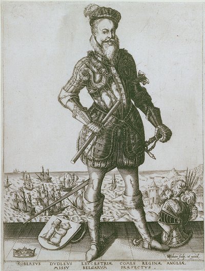 Robert Dudley od Christoffel van the Elder Sichem