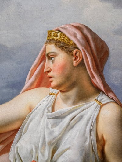 Alcyones Abschied von ihrem Ehemann Ceyx (Detail) von Christoffer-Wilhelm Eckersberg