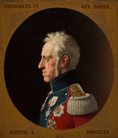 Portrét Fredericka VI Dánska 1768-1839, 1839. od Christoffer Wilhelm Eckersberg