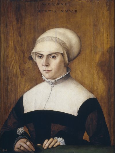 Manželka Jörga Zörera ve věku 28 let 1531 od Christoph Amberger