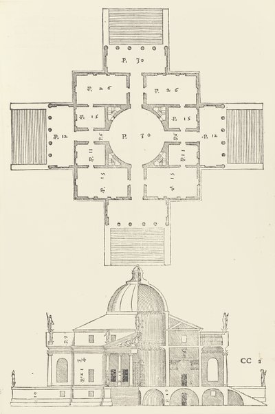 Čtyři knihy architektury Andrea Palladio, 1570 od Christoph Krieger