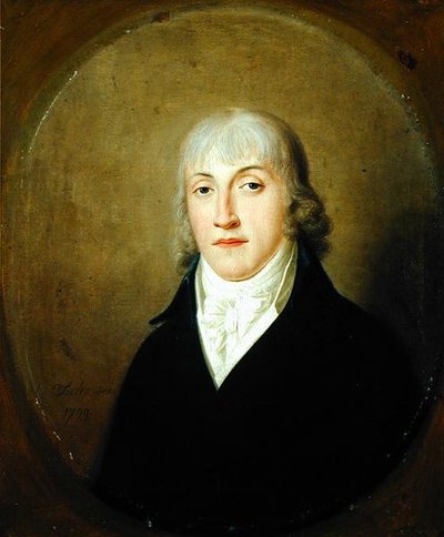 Portrét gentlemana, 1799 od Christoph Suhr