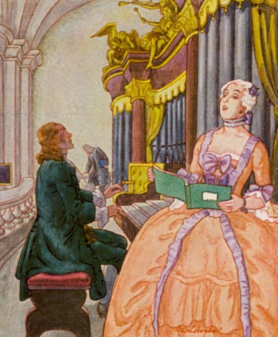 Orgelempore von Christophe (1856-1945)