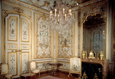Pohled na Kabinet opic neboli „La Grande Singerie““ od Christopha Hueta (1700-1759) 1737 Chantilly, Musee Conde od Christophe Huet