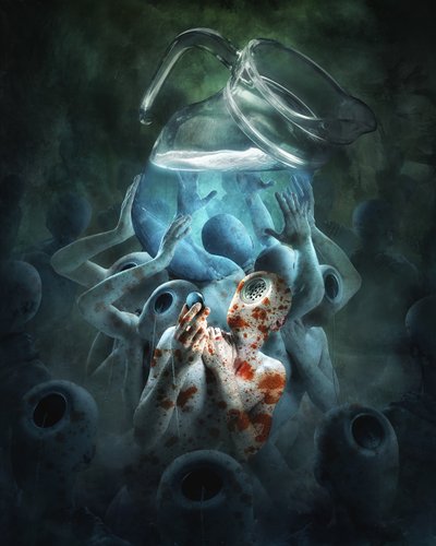Surrealistické postavy nadhazovačů od Christophe Kiciak