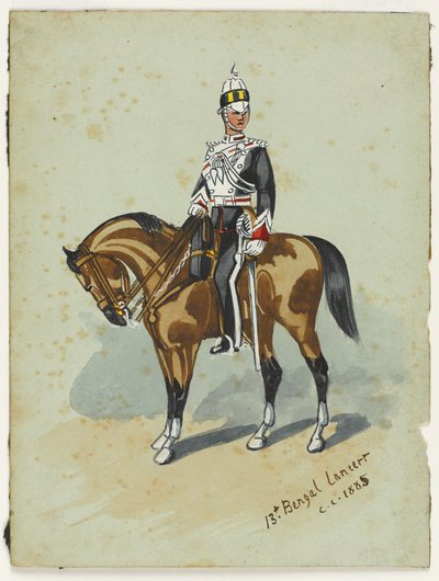 13th Bengal Lancers, cca 1914 od Christopher Clark