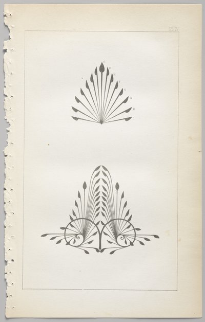 Umění dekorativního designu: s dodatkem uvádějícím hodiny dne, kdy se květiny otevírají, vydalo Day & Son, Londýn, 1862 od Christopher Dresser