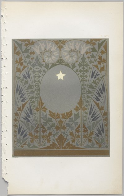 Umění dekorativního designu: s dodatkem uvádějícím hodiny dne, kdy se květiny otevírají, vydalo Day & Son, Londýn, 1862 od Christopher Dresser