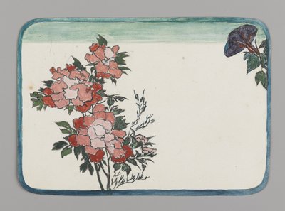 Chryzantémy a ranní slávy (wc na papíře) od Christopher Grant La Farge