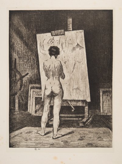 The Connoisseur, hospoda. 1922. od Christopher Richard Wynne Nevinson
