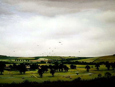 Anglická krajina od Christopher Richard Wynne Nevinson