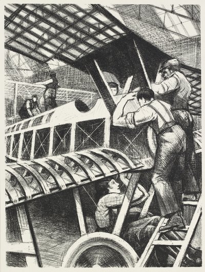 Montáž dílů, 1917 od Christopher Richard Wynne Nevinson