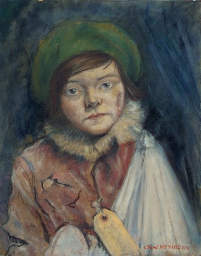 Camden Town Kid, nebo Cockney Stoic, 1940 od Christopher Richard Wynne Nevinson