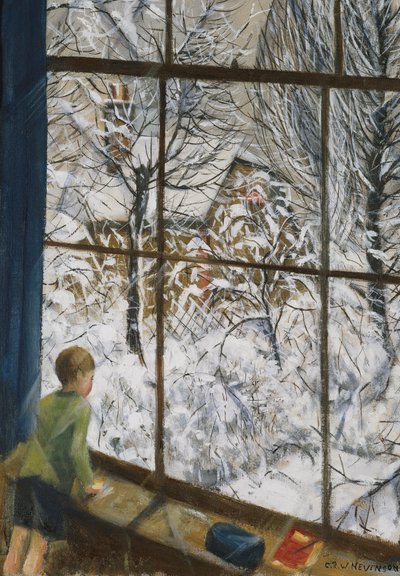 Při pohledu na sníh od Christopher Richard Wynne Nevinson