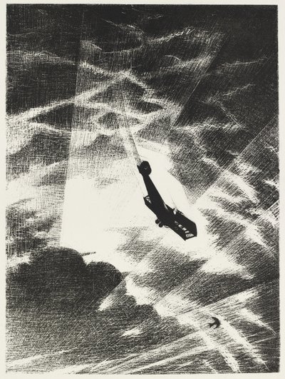 Snášení dolů na Taube, 1917 od Christopher Richard Wynne Nevinson