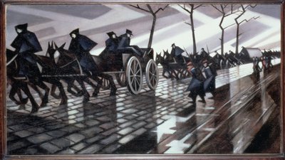 Cesta do Ypres od Christopher Richard Wynne Nevinson