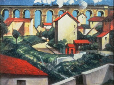 Viadukt od Christopher Richard Wynne Nevinson