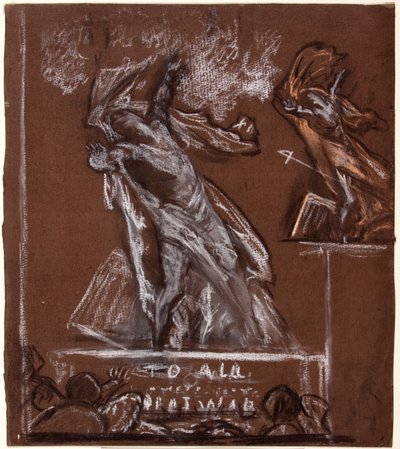 Figurální studie pro válečný památník, c1920. od Christopher Williams