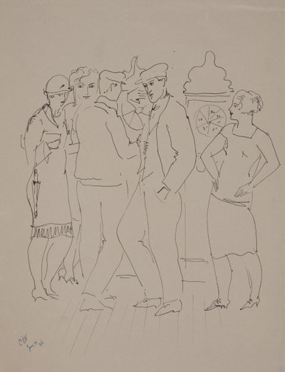 Bar v Marseille, 14. června od Christopher Wood
