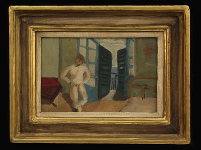 Chlapec v ložnici, kolem roku 1920 od Christopher Wood