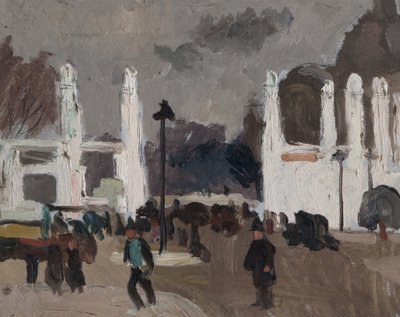 Gates v Paříži od Christopher Wood