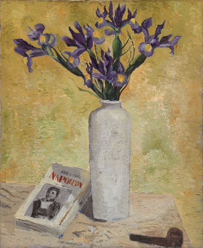 Iris ve vysoké váze od Christopher Wood